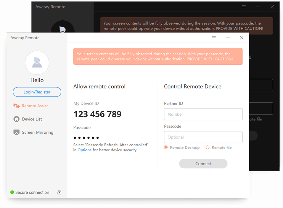 remote control and remote access for windows