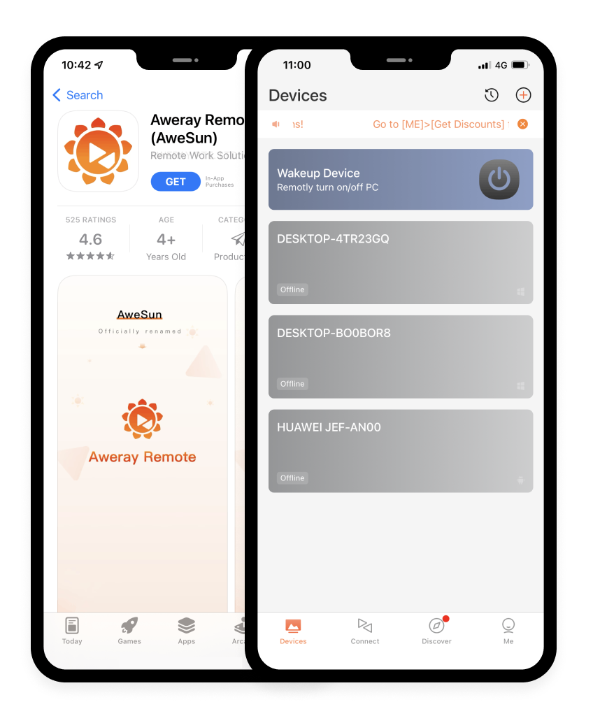 remote control and remote access for ios
